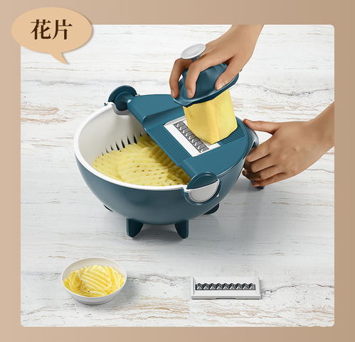 現(xiàn)代廚房中的多功能切菜神器 從土豆絲到瀝水籃的烹飪革新